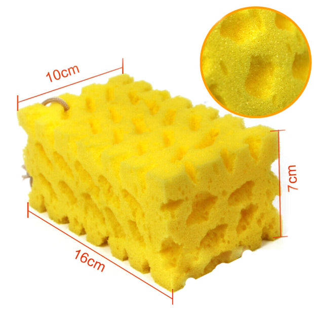 Coral Sponge Honeycomb Car Wash Sponge Foam Sponge Scrub Car Cleaning Car Beauty