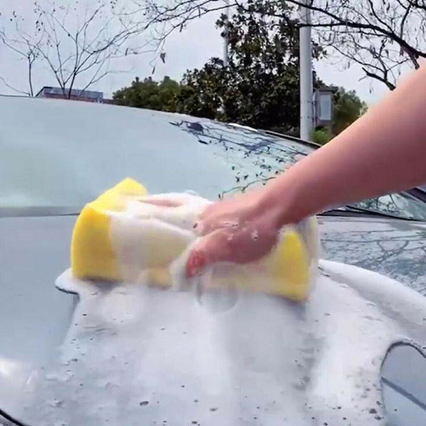 Coral Sponge Honeycomb Car Wash Sponge Foam Sponge Scrub Car Cleaning Car Beauty