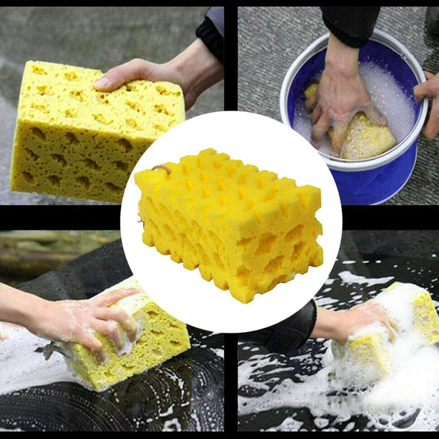 Coral Sponge Honeycomb Car Wash Sponge Foam Sponge Scrub Car Cleaning Car Beauty