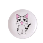 Cartoon Cat Western-style Ceramic Plate