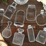 Glassware Series Notebook Transparent Items Decorative Sticker