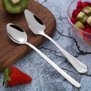 Stainless Steel Fruit Scraping Spoon Baby Food Supplement Tableware