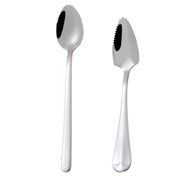 Stainless Steel Fruit Scraping Spoon Baby Food Supplement Tableware